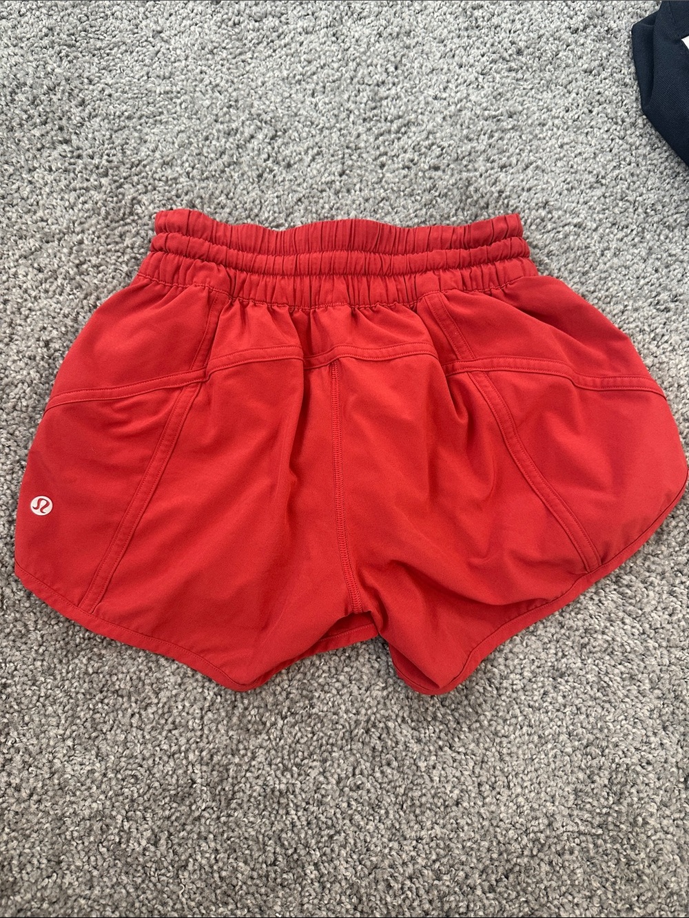 lululemon athletica Red Athletic Shorts